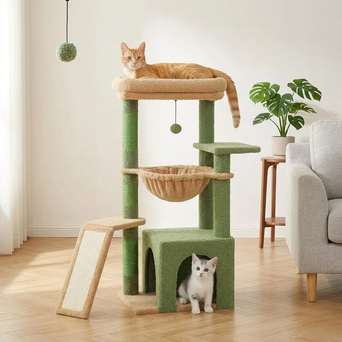 Arbre à Chat 92cm Hamac & Condo — Vue générale | Féline Smart