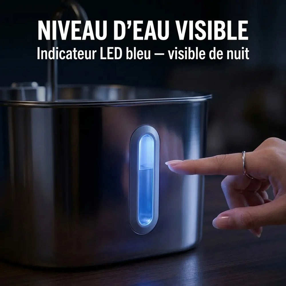 Fontaine Inox — Robinet col de cygne ajustable | Féline Smart