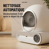 Litière Automatique WiFi — Bac hermétique 9L | Féline Smart