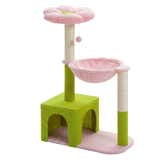 Arbre à chat fleur 93 cm — coloris vert