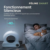Litière automatique connectée WiFi pour chat | Féline Smart